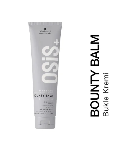 Osis Bounty Balm Bukle Kremi 150ml Bu mükemmel ürünle tanışmışmıydınız? Schwarzkopf Osis+ Curls & Waves, kabarmayı azaltarak, parlaklık ve yumuşaklık katarak bukleleri ve dalgaları güçlendirir. Aynı zamanda düz ama asi saçları sakinleştirmeye, yönetilebilirliğini artırmaya ve statik uçuşmaları gidermeye de çalışır. Belirginleştirme ve destek sayesinde doğal saçınızın güzelliğini bir sonraki seviyeye taşımanıza yardımcı olur. Ve kısacası saçlarıızla harikalar yaratmanıza sağlar Uygulama Nemli, dalgalı veya kıvırcık saçlara uygulayın ve doğal dokuyu parmaklarınızla tanımlayın. Kendiliğinden kurumaya bırakın yada difüzör ile kurutun.