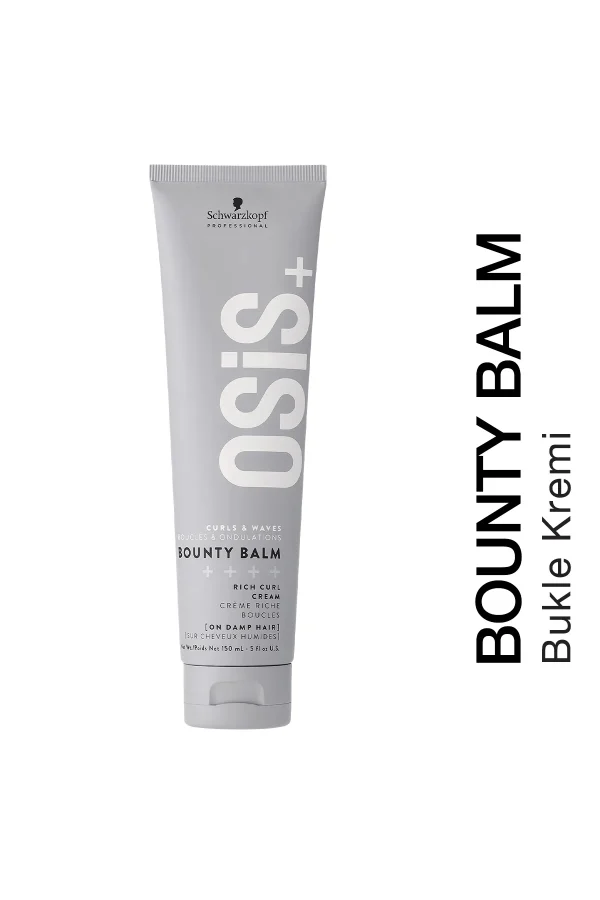 Osis Bounty Balm Bukle Kremi 150ml Bu mükemmel ürünle tanışmışmıydınız? Schwarzkopf Osis+ Curls & Waves, kabarmayı azaltarak, parlaklık ve yumuşaklık katarak bukleleri ve dalgaları güçlendirir. Aynı zamanda düz ama asi saçları sakinleştirmeye, yönetilebilirliğini artırmaya ve statik uçuşmaları gidermeye de çalışır. Belirginleştirme ve destek sayesinde doğal saçınızın güzelliğini bir sonraki seviyeye taşımanıza yardımcı olur. Ve kısacası saçlarıızla harikalar yaratmanıza sağlar Uygulama Nemli, dalgalı veya kıvırcık saçlara uygulayın ve doğal dokuyu parmaklarınızla tanımlayın. Kendiliğinden kurumaya bırakın yada difüzör ile kurutun.