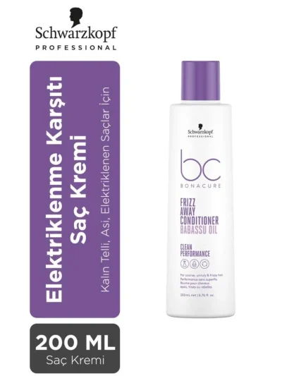 Bonacure Bc Clean Elektriklenme Karşıtı Saç Kremi 200ml